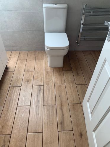 Natural Wood Walnut 15cm x 60cm Floor Tiles