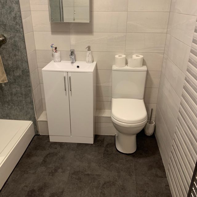 Dura Open Back Close Coupled Toilet, 500mm HGW Vanity Unit