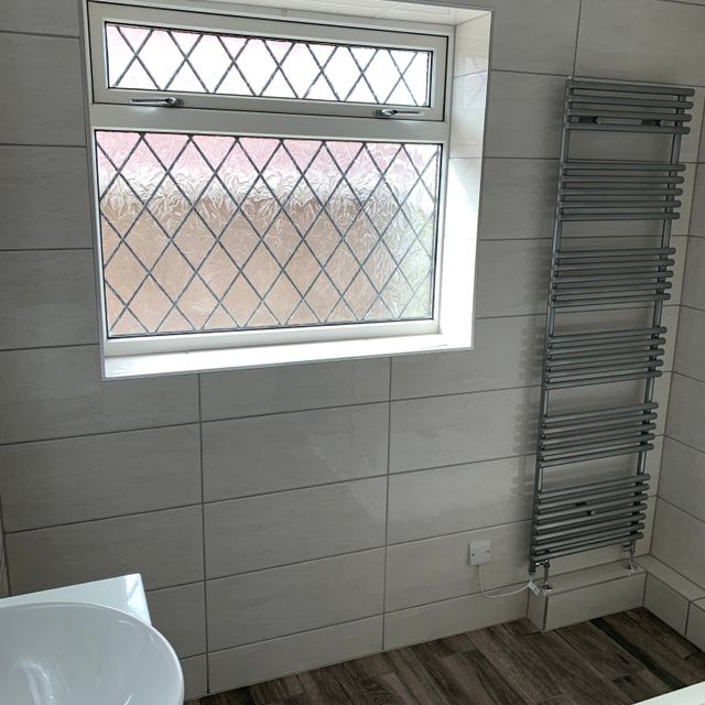 Italian Riflessi Neuto Wall Tiles. Atelier Gris Floor Tiles